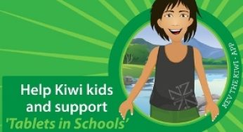 Kev the Kiwi helps school student access tablets