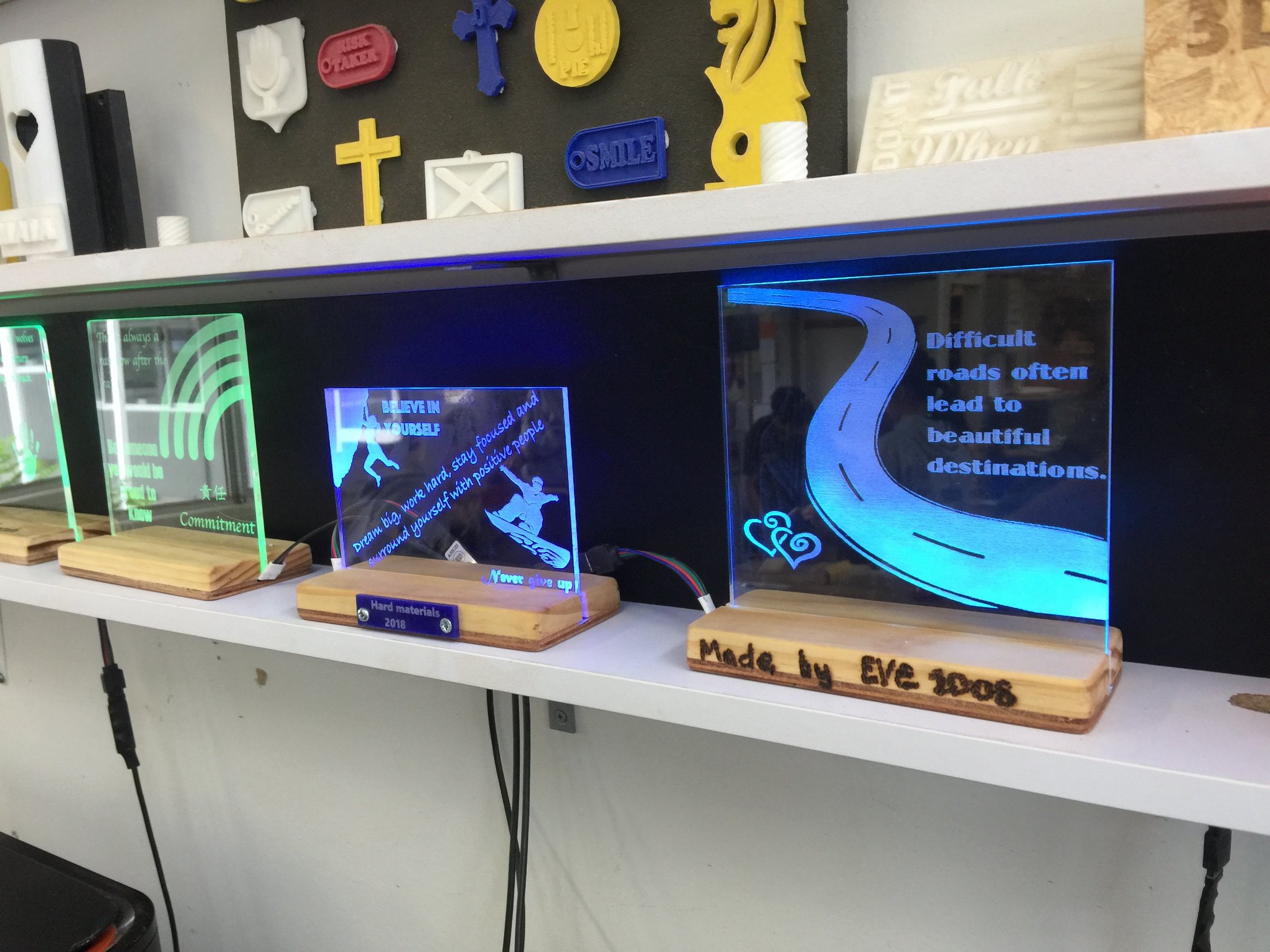 Students designing the future with lasers and CNC routers