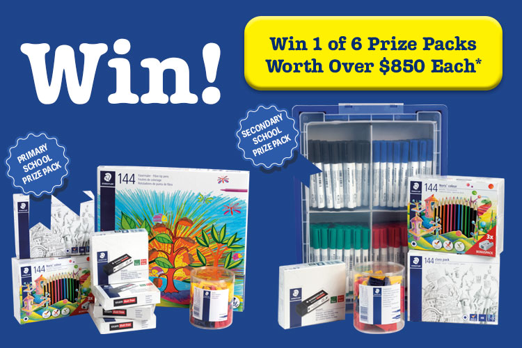 Win one of six STAEDTLER prize packs!
