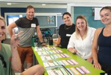 teachers engaging in wellbeing training