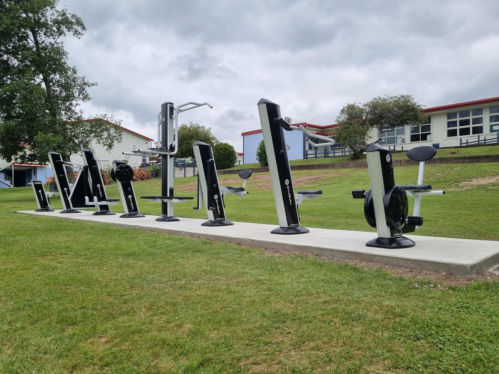 Transforming fitness at Central Hawkes Bay College with outdoor gym equipment