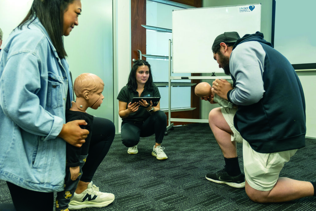 First aid training